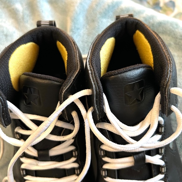 Converse Mid High Top Sneakers Black Men’s Size 9.5 - Picture 9 of 13